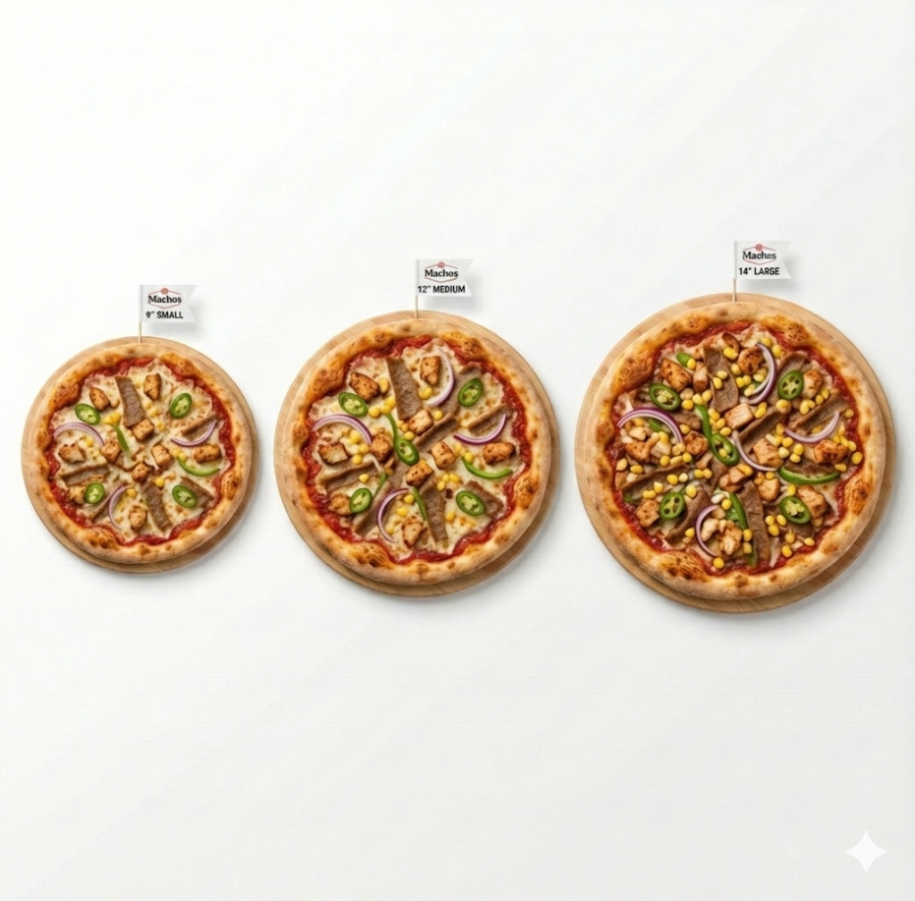 Macho’s Extreme pizza