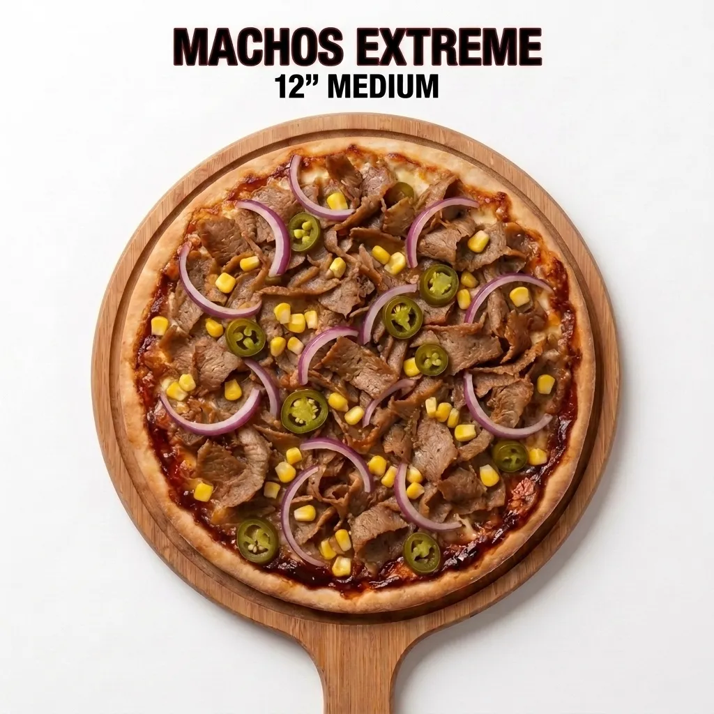 Macho’s Extreme pizza