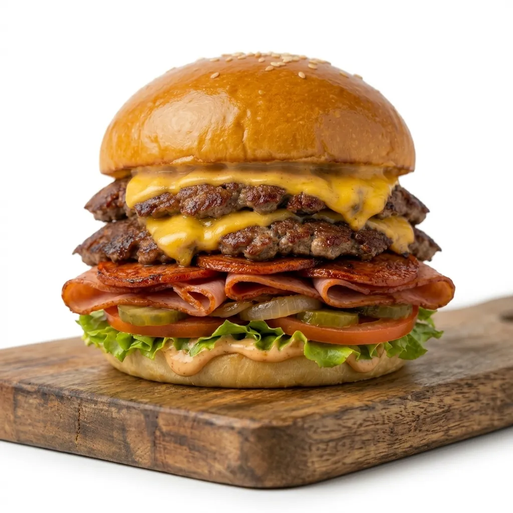 Machos Stacker burger